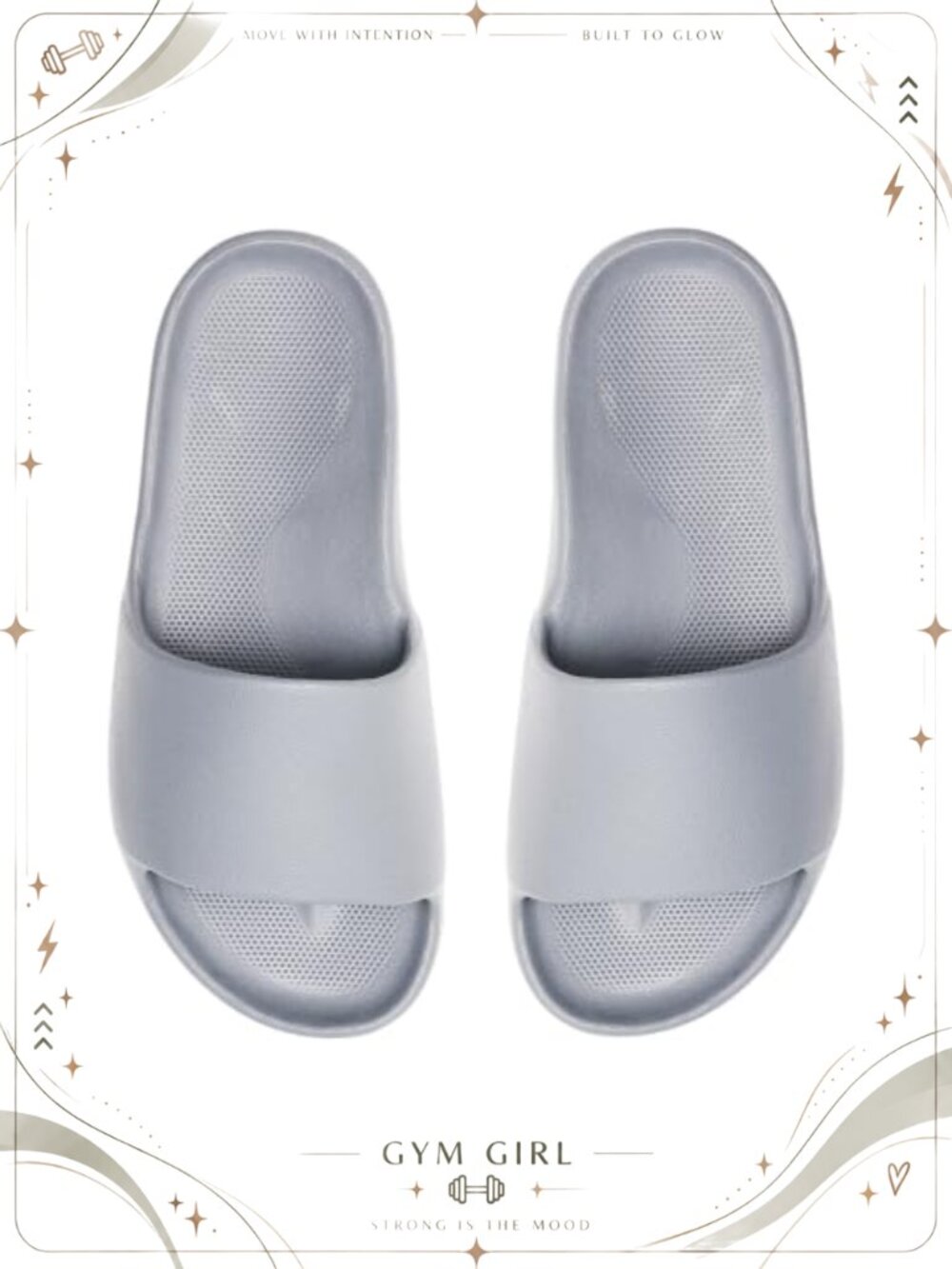 Unisex Arch Support Waterproof Non-Slip Shower Pool Slides